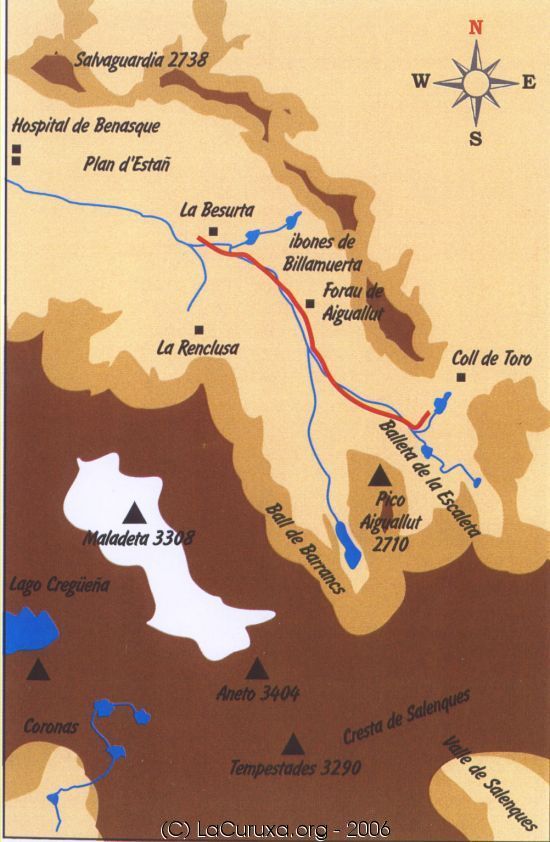 mapa de la ruta