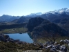Lago Enol desde la Porra de Enol