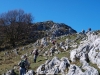 La empinada subida antesala de la cumbre